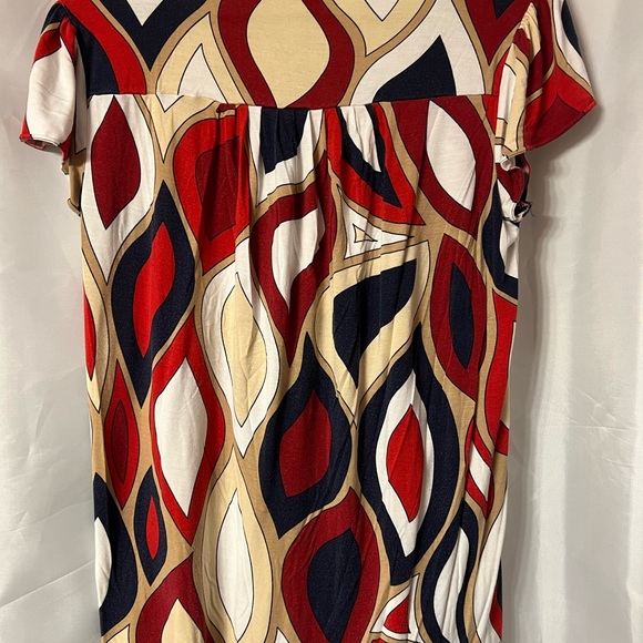 Michael Kors cap sleeve t shirt size m multicoloured - Picture 2 of 3